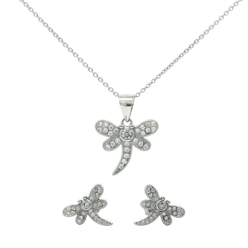 OS Set Full Stone diamond Dragonfly