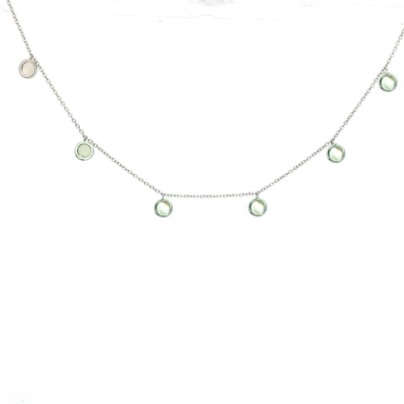 OS - 6 Small Pearl Circles Chokers 