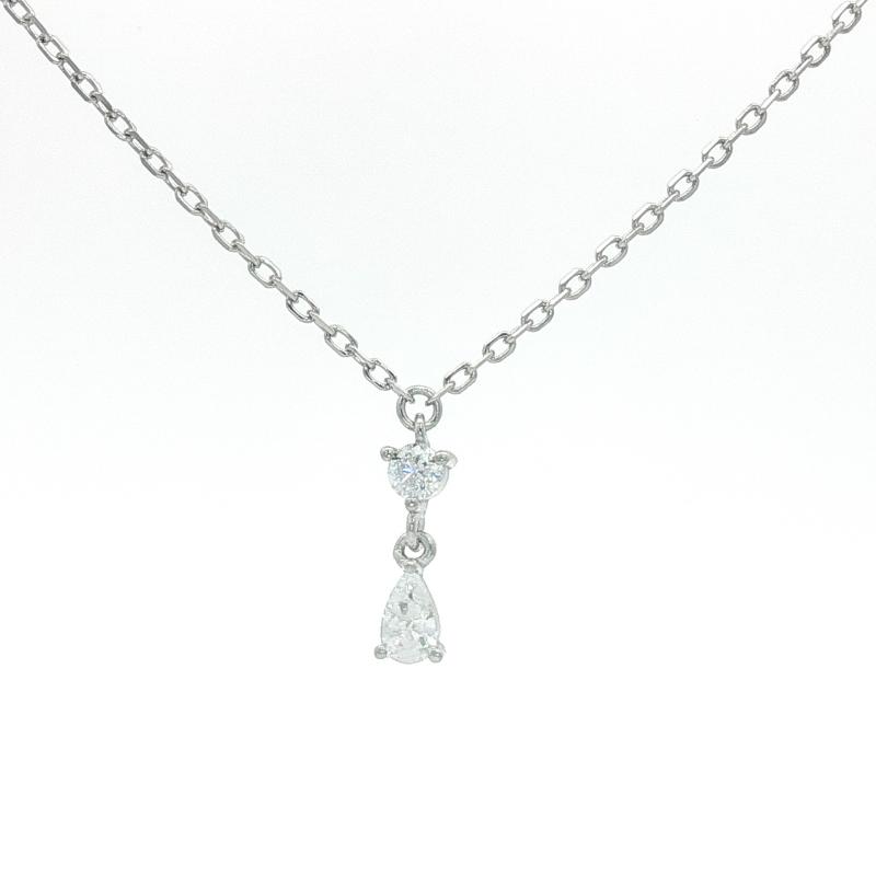 OS Water Drop Crystal Stone Necklace
