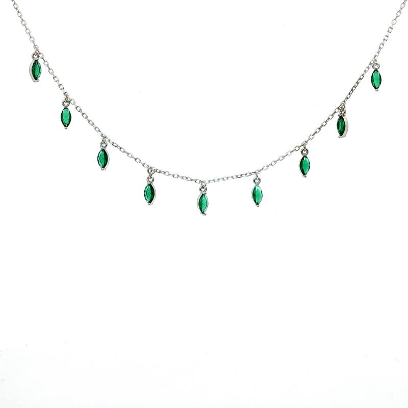 OS Mini - Colored Marquise Choker 
