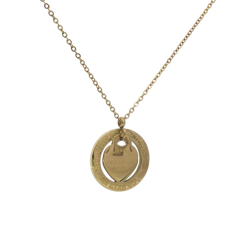 TIF - Circle Hearts Necklace