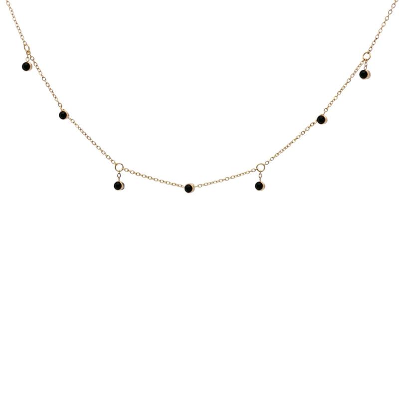 Alt Small Green D Studs Choker
