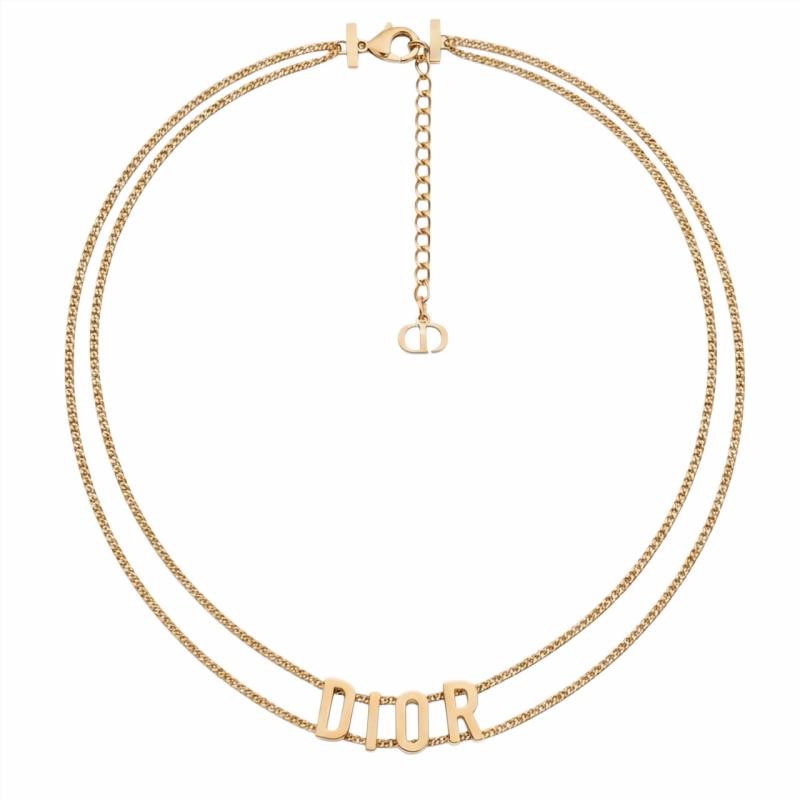 C&D - Logo Text Dual Chain Choker