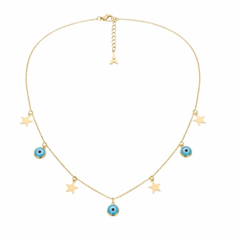 Alt Eyes & Stars Choker