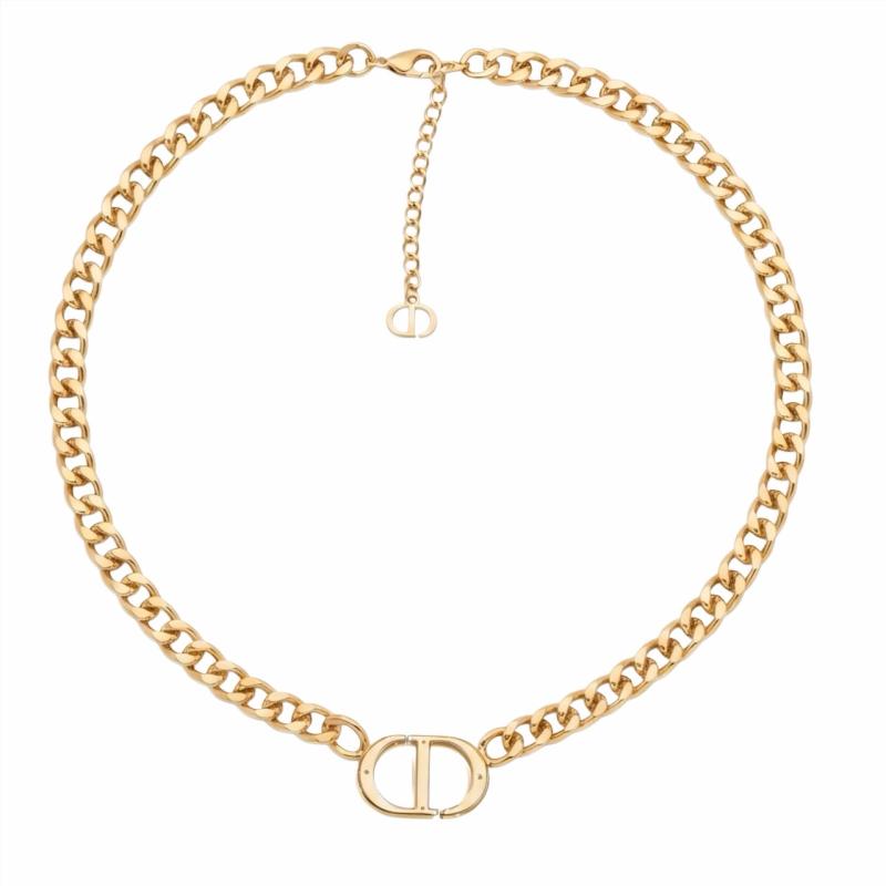 C&D - White Ligo w Thick Chain Choker