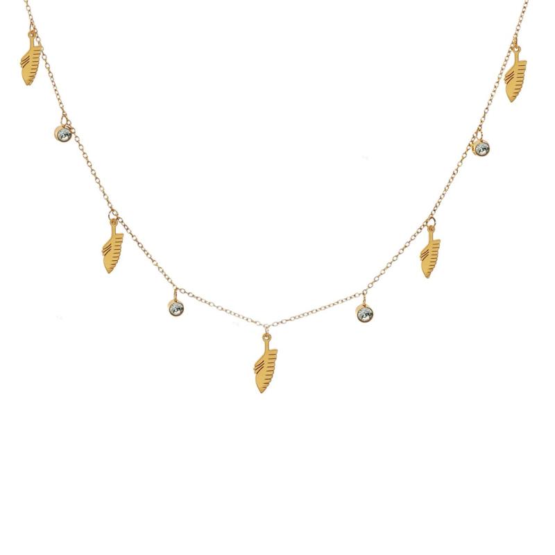 Leave & Studs Choker