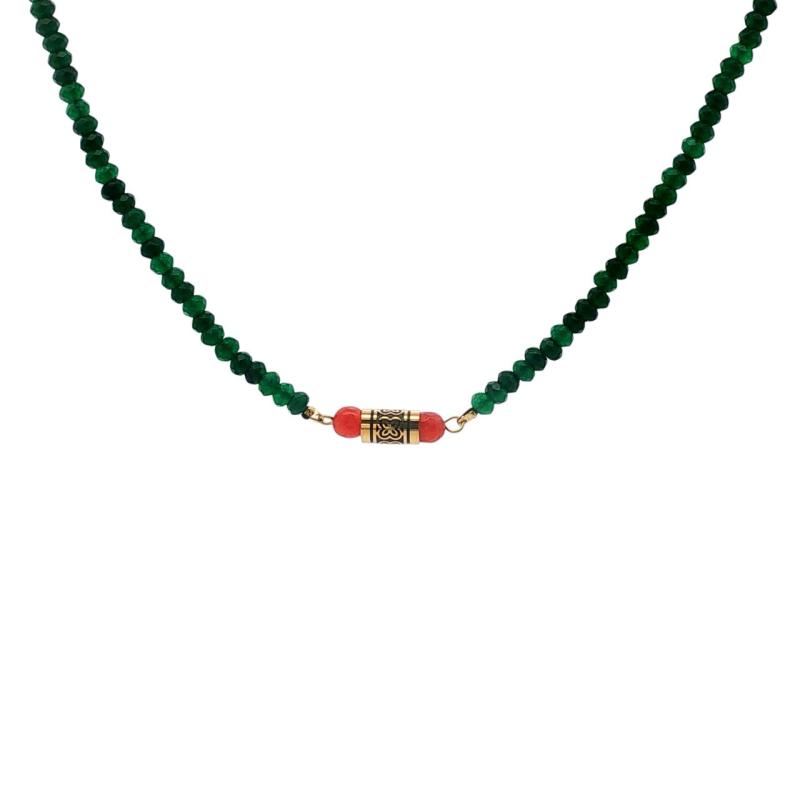 Capsule w Beads Choker