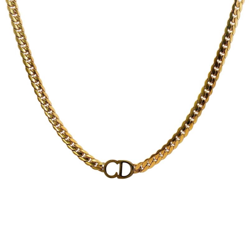 C&D - Logo Cuban Link Choker