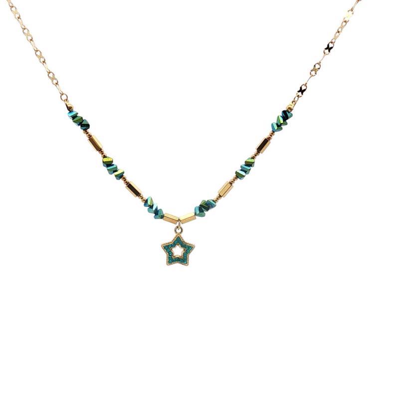 Star Shape Stones w Nut Choker