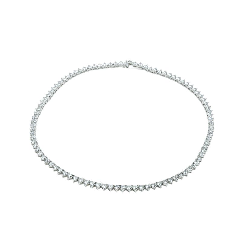 OS Moissanite Small Heart Necklace