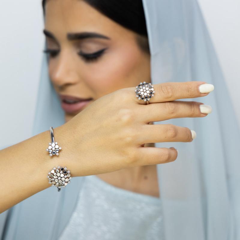 SA Bangle Set - Hexa Hive Cuff