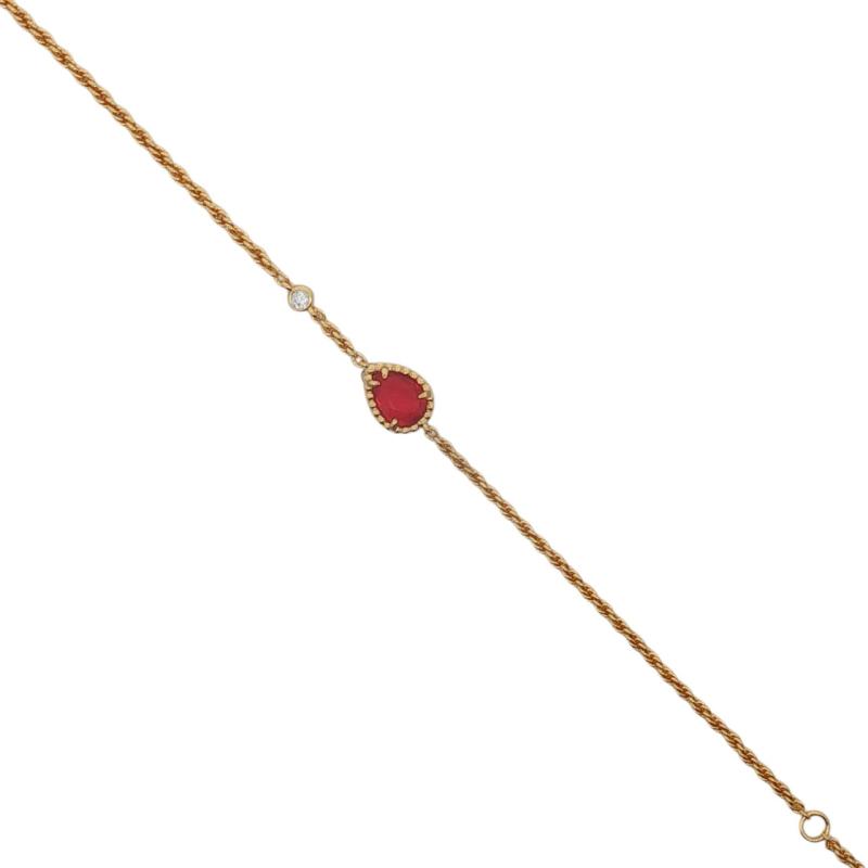 Bo - 1 Gem Stone Bracelet