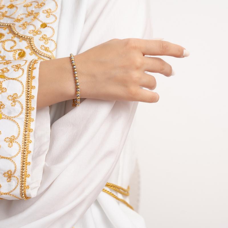 Gold & Silver Twist Bracelet