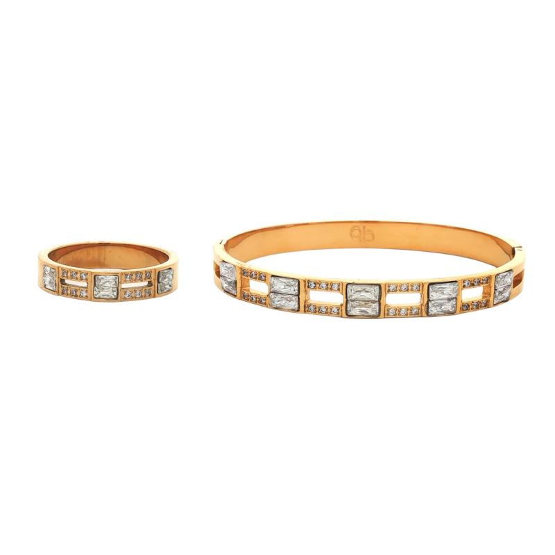 Bangle Set - Geometric Duo