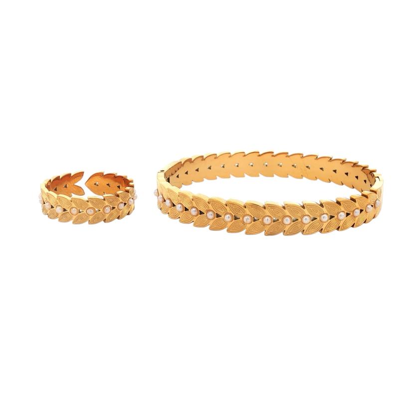 Bangle Set - Laurel Pearl (G)