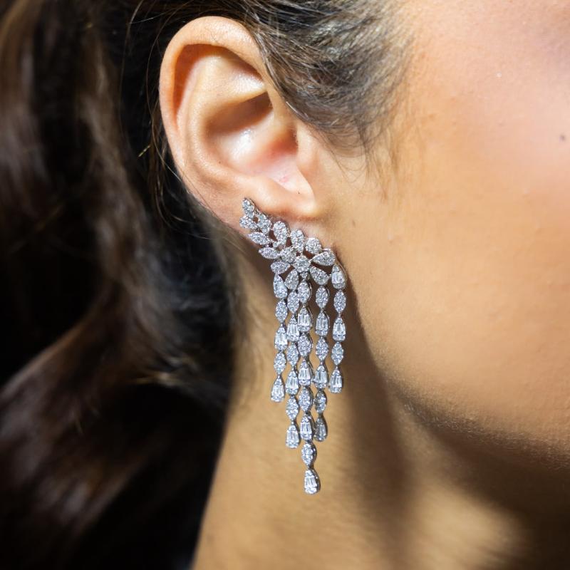 SA Earrings - Waterfall Wing Drop (S)