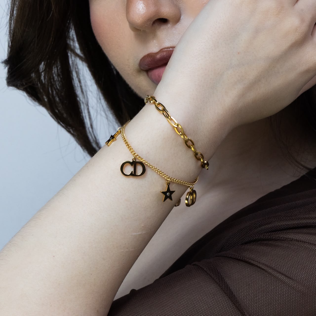 C&D - Logo & Stars Bracelet (Mini)