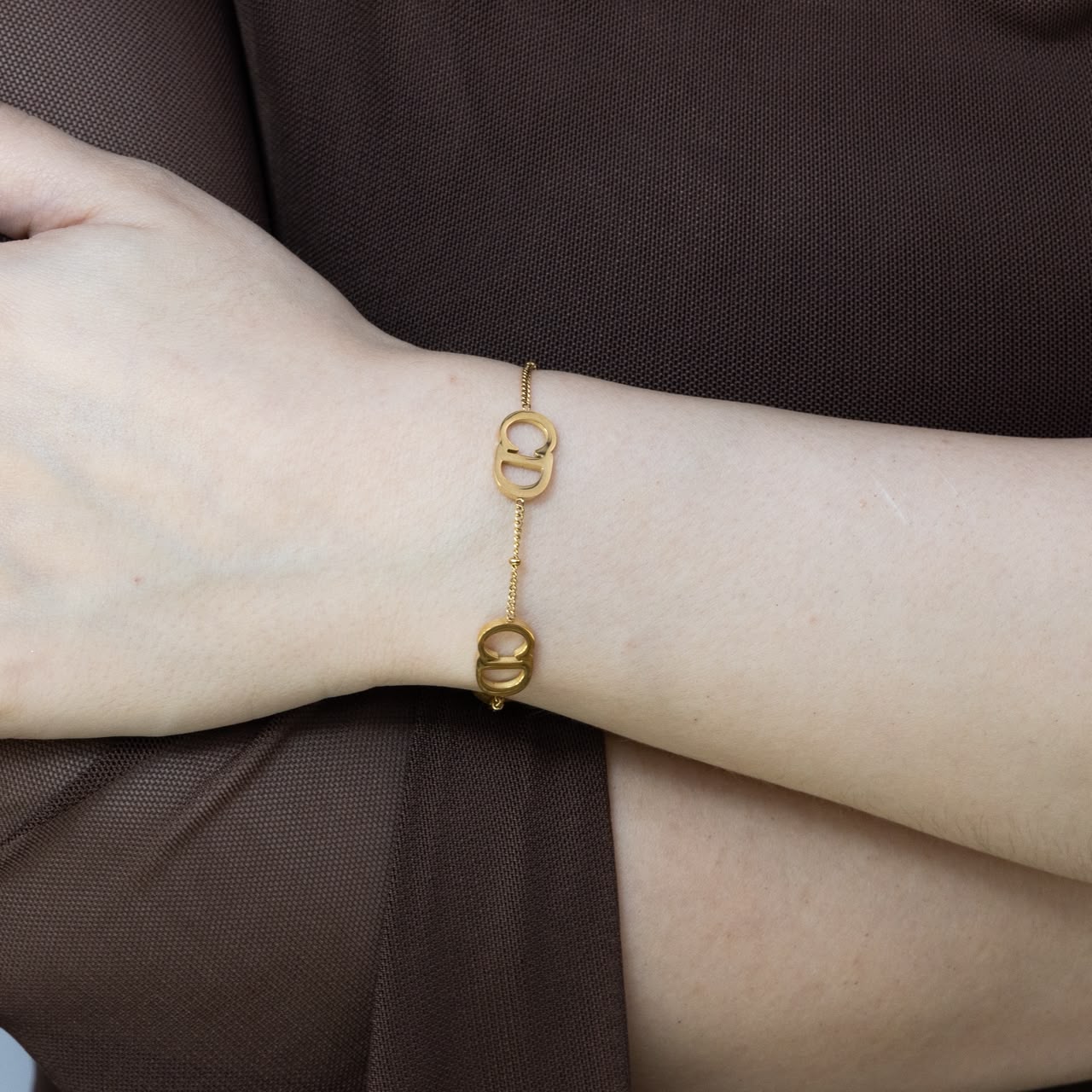 C&D - 3 Text Logo Bracelet (Mini)