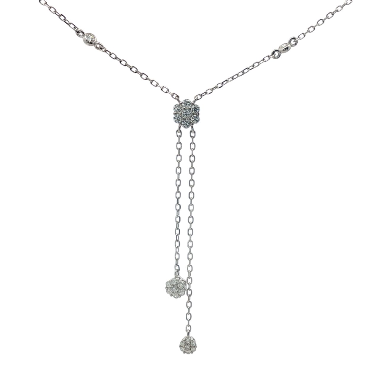 OS - Duet Drop Blossom Necklace