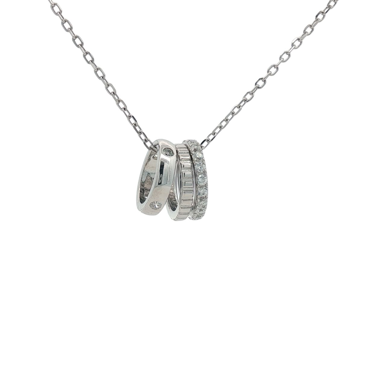 OS - Trinity Ring Necklace