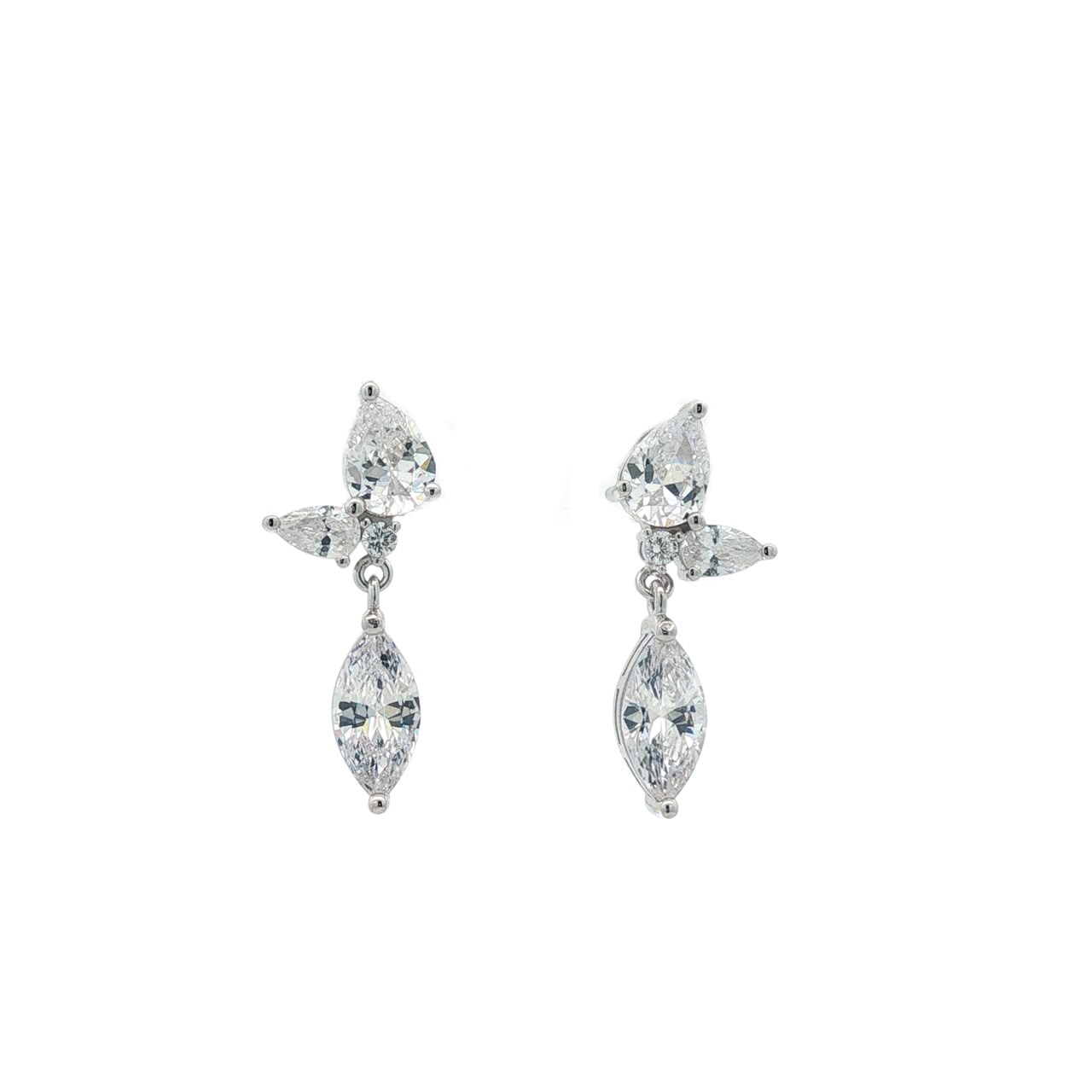 OS - Pear Cut w Marquise Drop Earring