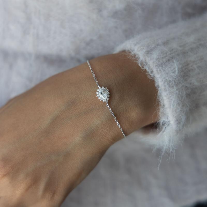 OS - Sunburst Pear Bracelet 