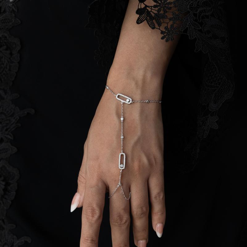 OS - MES Inspire 2 FS Pin with Studs Chain Ring Bracelet 