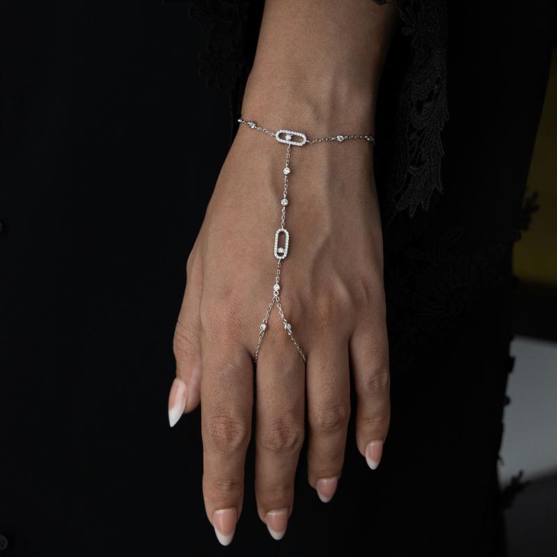 OS - MES Inspire 2 FS Pin with Studs Chain Ring Bracelet 