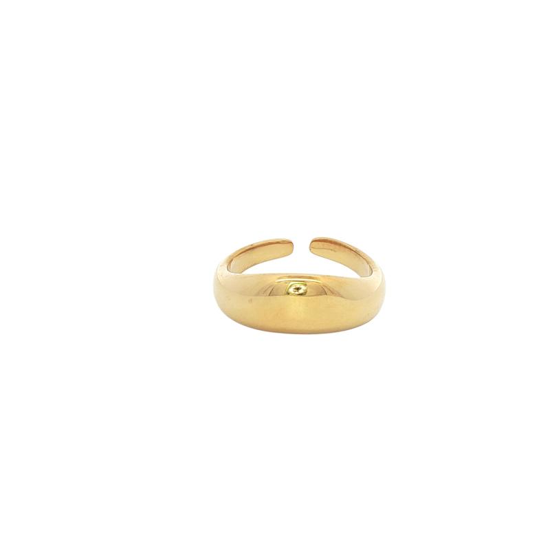 Polished Dome Ring (Free Size)