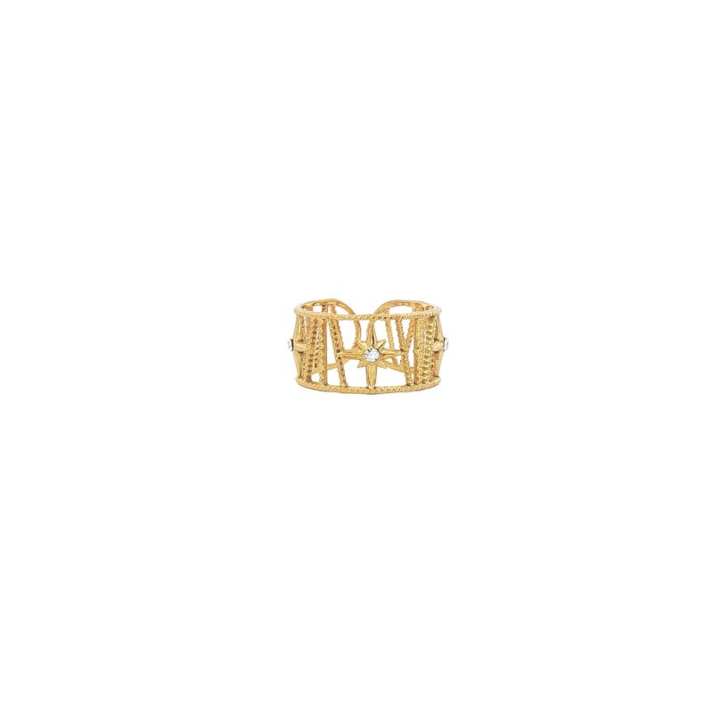 North Star Cage Ring (Free Size)