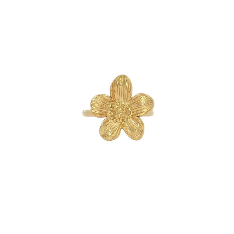 Wild Flower Bloom Ring (Free Size)
