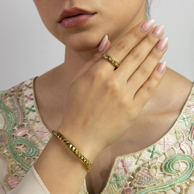 Bangle Set - Pyramid Duo
