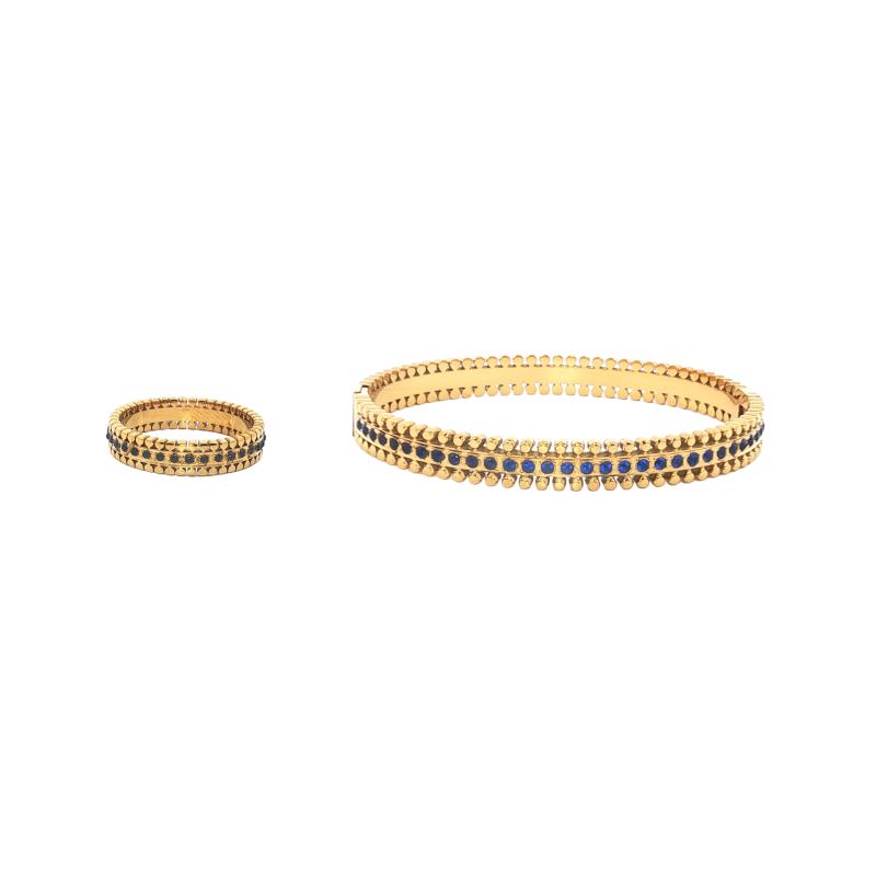 Bangle Set - Round Cut Celestial Orbit