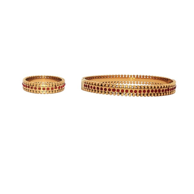 Bangle Set - Round Cut Celestial Orbit