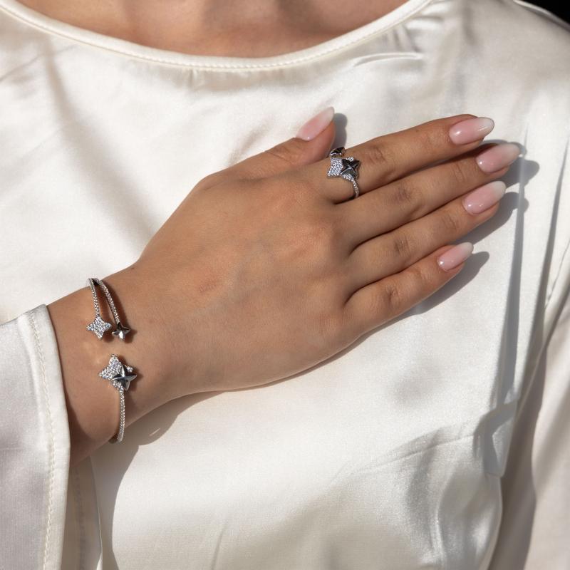 SA Bangle Set Four Star Collection 