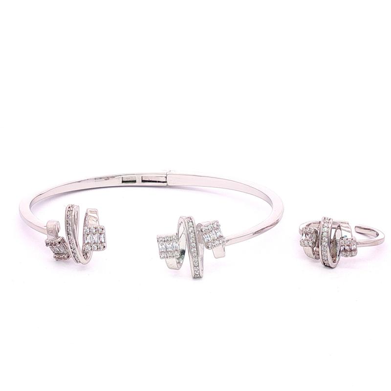 SA Bangle Set Aurora Glide