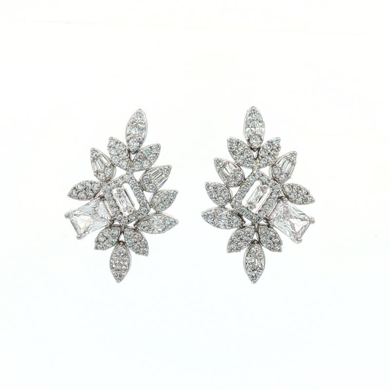 SA Earrings Multi Shapes with Full Stones Rhinestone