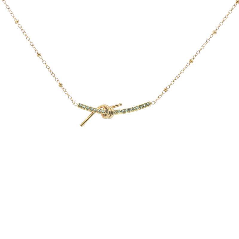 Stone Bar Knot Choker