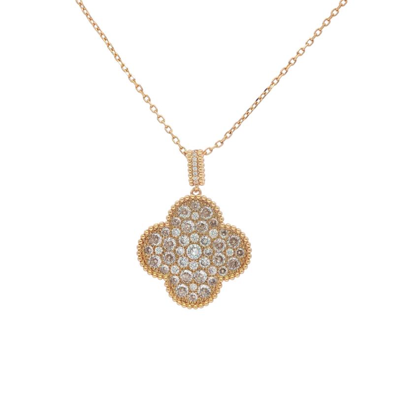 VCA - 1F Long Necklace Clone Daimond