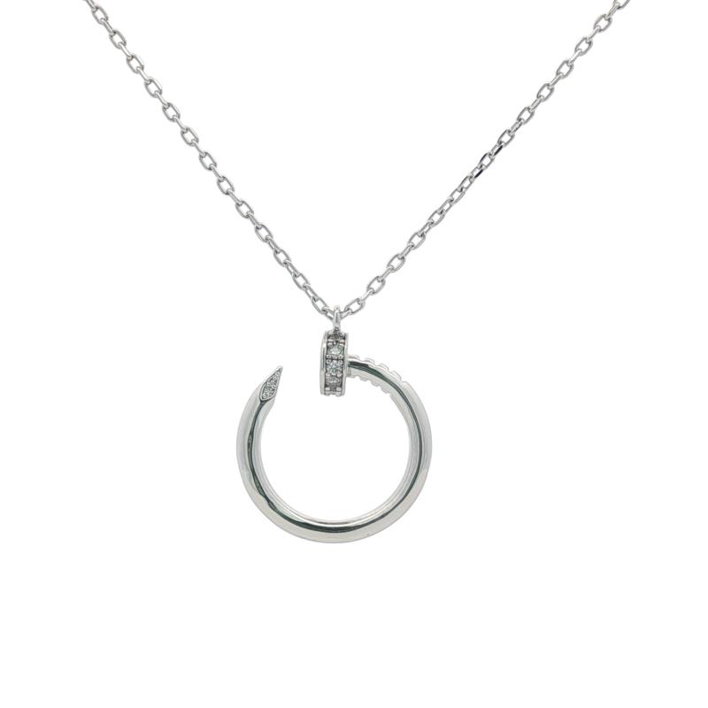 CAR - Nail w Stones Necklace Clone