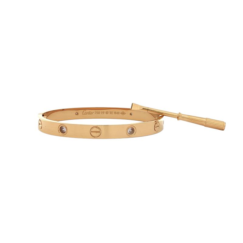 CAR Love Alternate D Screw Bangle 6mm