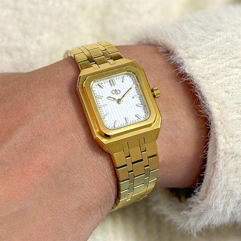 PB - Rectangle Woman Watch with Colors 