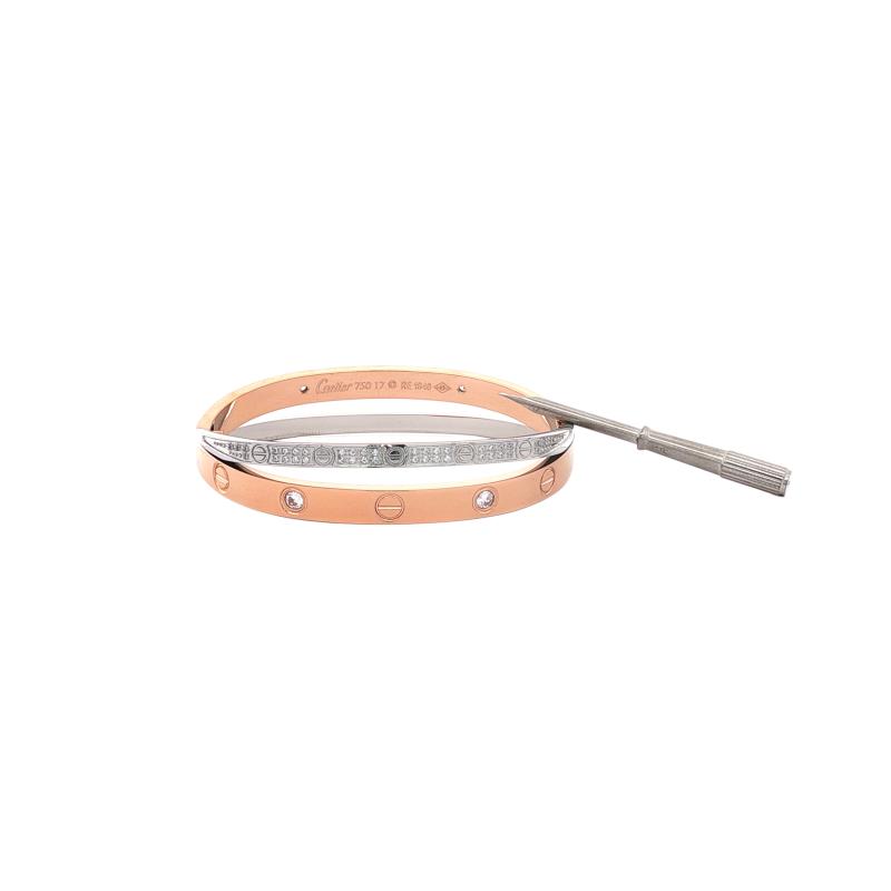 CAR Couple Love Screw Bangle 