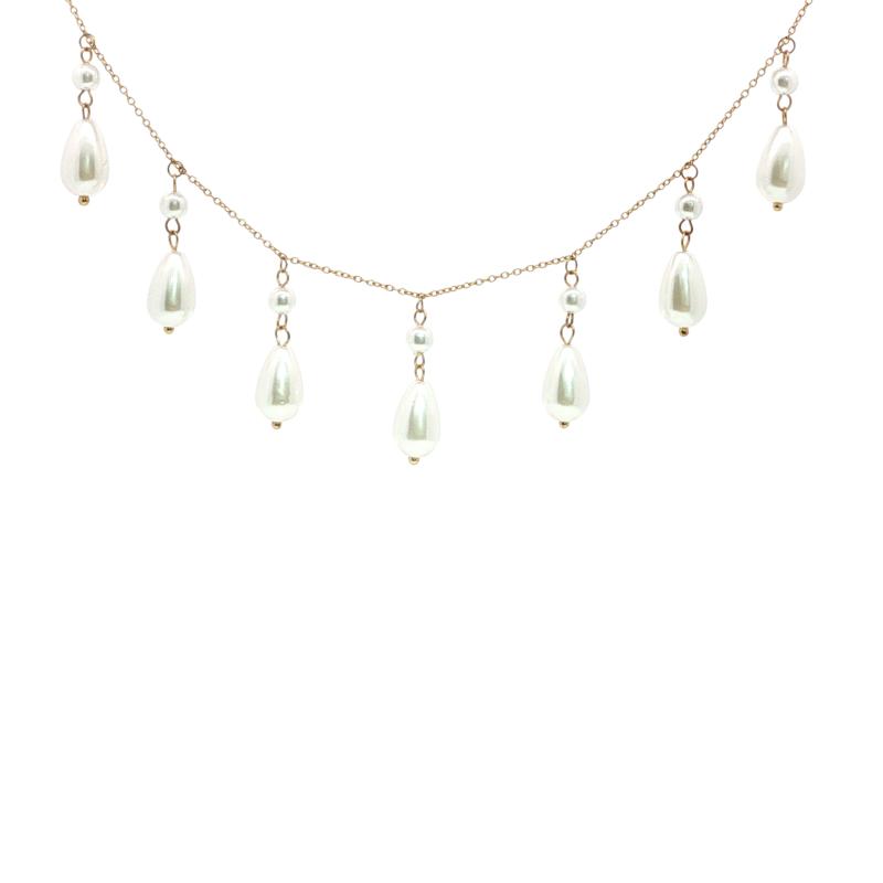 Akoya Pearls Drop Necklace