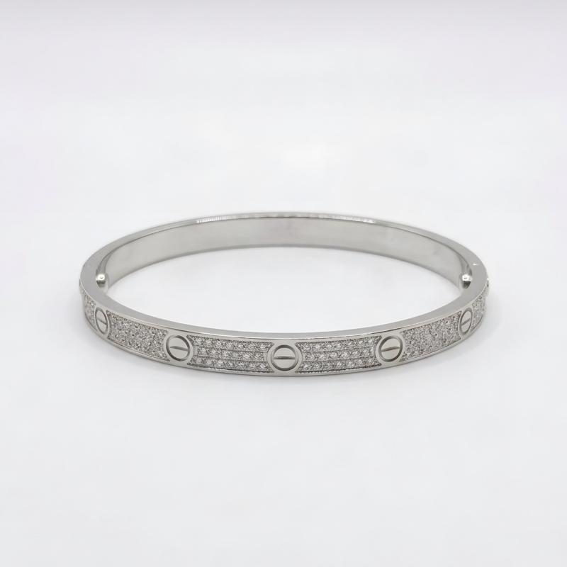 CAR Love 3 Row Studs Bangle 6mm