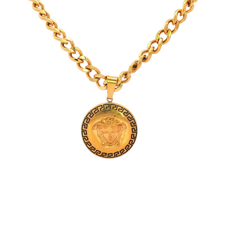 VER - Medusa w Med Chain Necklace