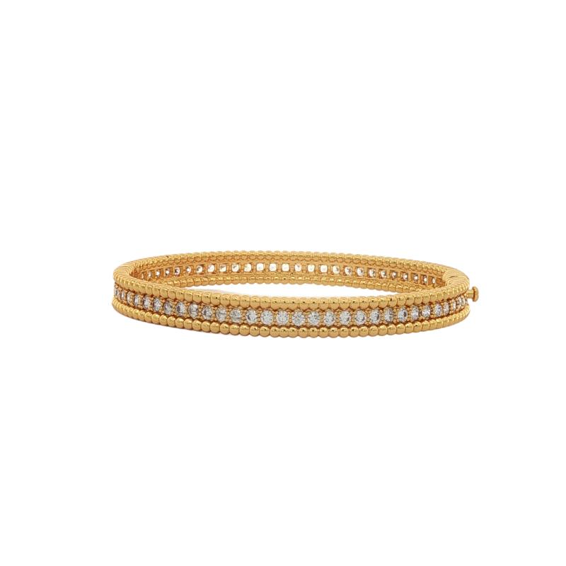 VCA Full Diamond Bangle Thin 