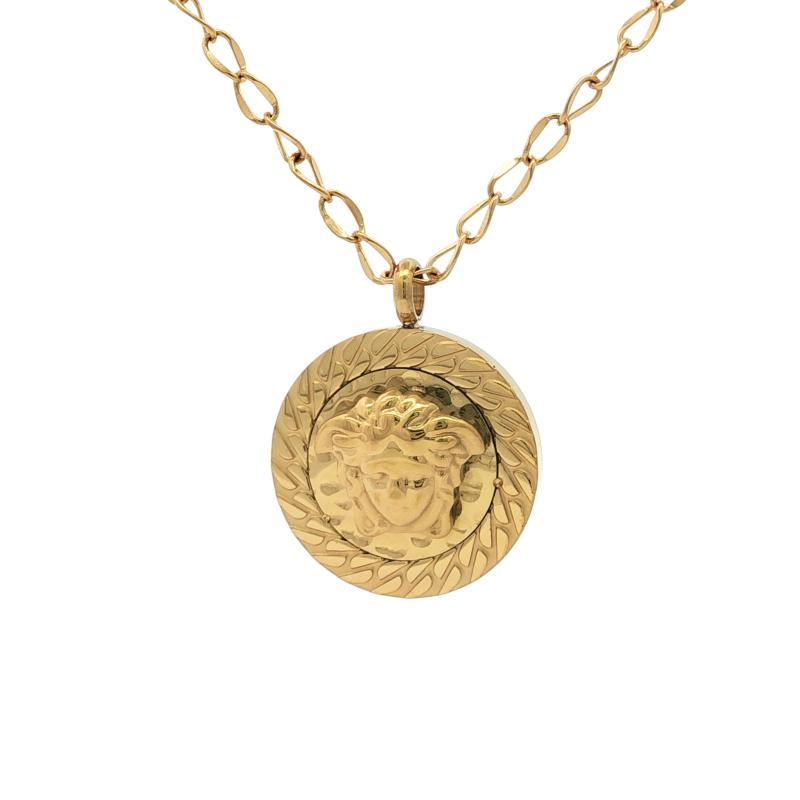 VER - Medusa w Circle Necklace