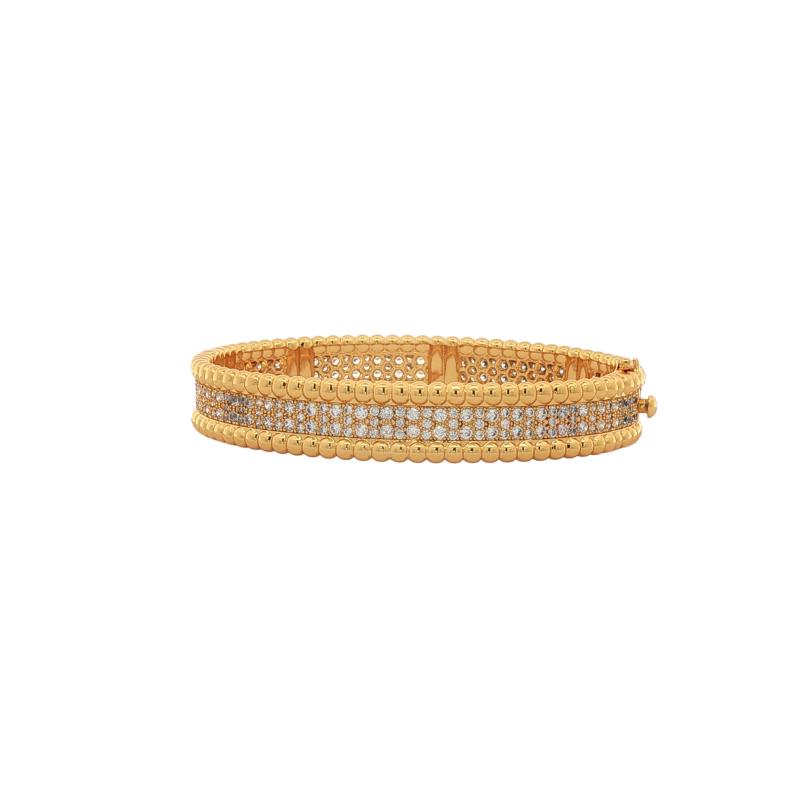 VCA Full Diamond Bangle Thick