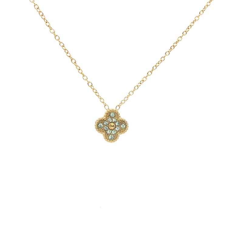 VCA - 1F Small Full Stone Necklace 